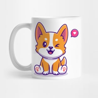 Cute Kawaii Puppy Mug